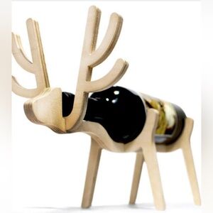 NEW The AB Wooden Wine Rack in Animal Form - Reindeer
